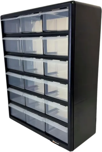 Miniatura 3 de Homak 12 cajones piezas de plástico organizador