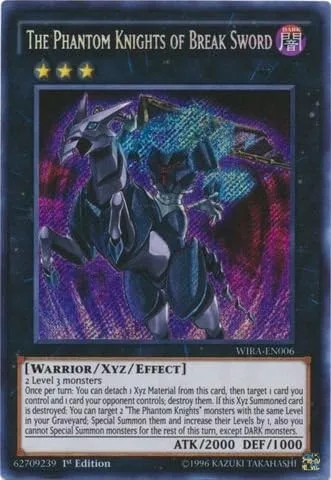 YU-GI-OH! - The Phantom Knights of Break Sword - WIRA-EN006 - Secret Rare - 1ª Edición (WIRA-EN006) - Wing Raiders - 1ª Edición - Secret Rare