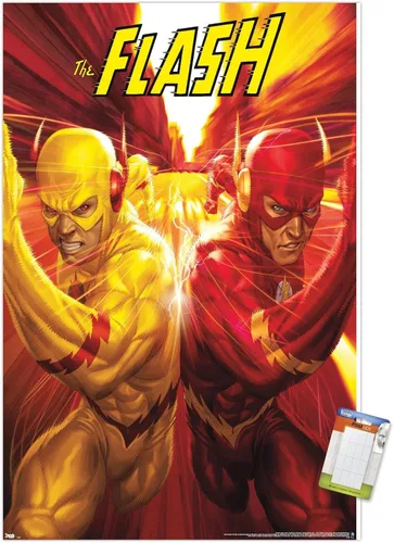 Miniatura 16 de Trends International DC Comics - The Flash and The Reverse Flash - Póster de pared de carrera, 14.725 x 22.375 pulgadas, versión premium sin marco