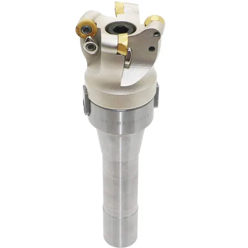 Miniatura 3 de Porta-fresa de molino de cara EMRW 6R 50-22+R8-FMB22-7/16+RPMT1204 Hoja de aleación dura+Llave de 8 mm+Llave T15, utilizado para el mecanizado
