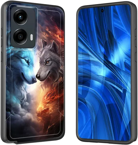 Miniatura 151 de Funda para Moto G 5G 2023, [probada en caídas de grado militar], resistente, resistente, resistente, a prueba de golpes, funda protectora