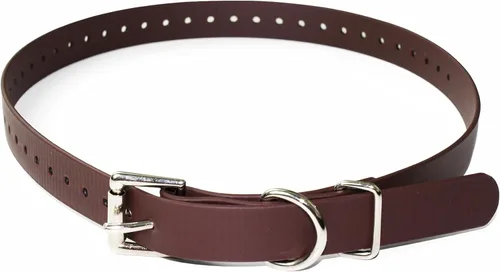 Miniatura 17 de Collar de perro Educator Biothane, impermeable, a prueba de olores, con hebilla de metal y anillo en D, ajustable para un ajuste personalizado, Negro