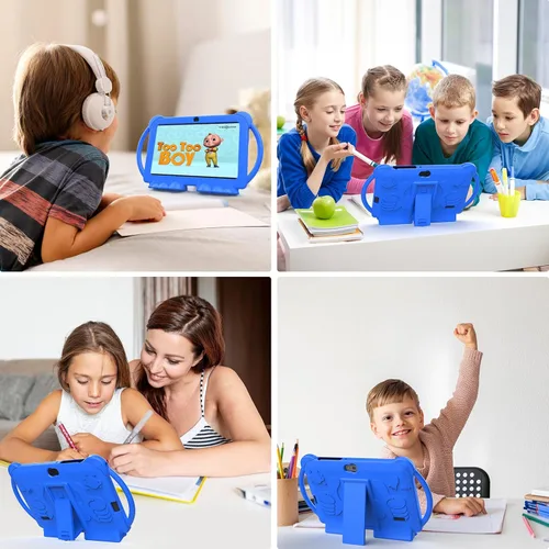 Miniatura 7 de Tablet para niños 2025, tablet Android 12 para niños de 7 pulgadas, 4+32GB ROM (1TB expandible), tablet para niños pequeños con control parental