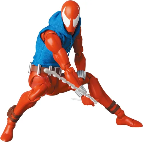 MAFEX No.186 MAFEX SCARLET SPIDER (Cómic Ver.) Altura total Aprox. 6.1 pulgadas (6.102 in), sin escala, Figura de acción prepintada