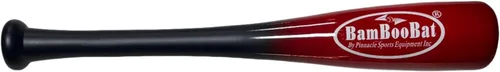 Miniatura 10 de BamBooBat de PINNACLE SPORTS EQUIPMENT INC. - Bate de béisbol y sóftbol de madera de una mano para adultos - 45,7 cm o 53,3 cm Mango blanco/barril