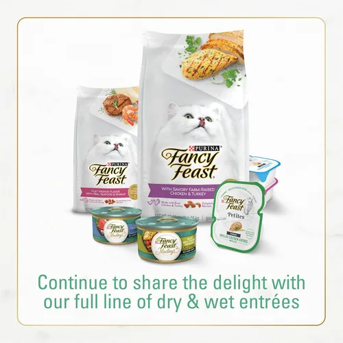 Miniatura 7 de Comida seca Purina Fancy Feast para gatos con pescado del océano y salmón - Bolsa de 3 libras