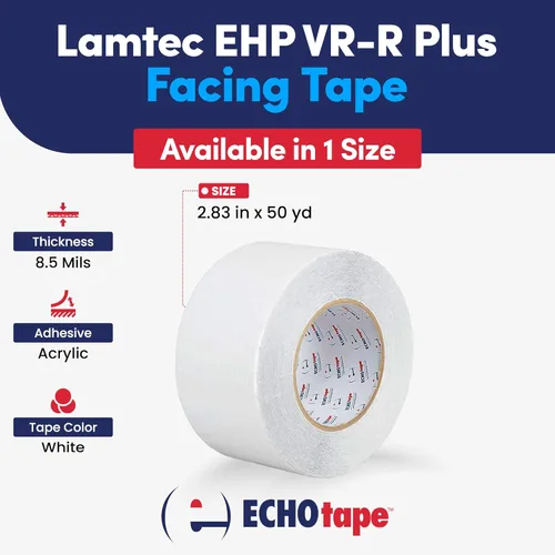 Miniatura 2 de ECHOtape FS-G7739 Cinta de revestimiento Lamtec EHP VR-R Plus para todo tipo de clima Cinta aislante metálica para edificios Cinta