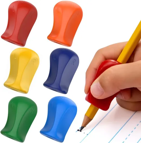 Miniatura 9 de The Pencil Grip Agarres de Lápiz con Purpurina 6 Piezas, Agarres de Lápiz para Escritura de Niños, Agarre Ergonómico de Bolígrafo para Diestros