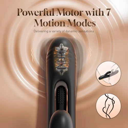 Miniatura 5 de Vibrador consolador conejo juguetes sexuales -LOVENOTE G Spot Vibrador masajeador para mujeres, estimulación del pezón del clítoris, juguetes Negro