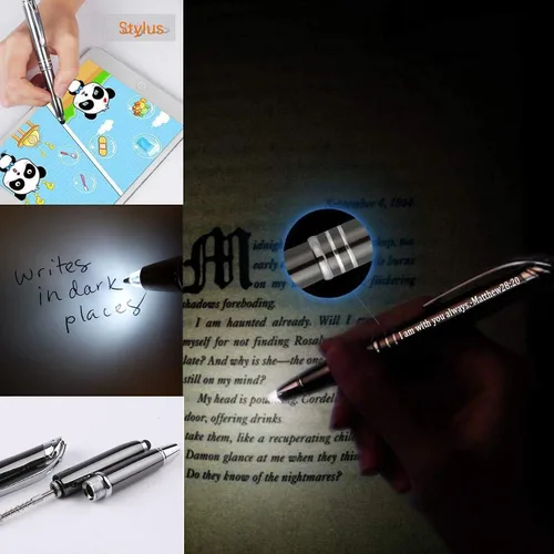 Miniatura 3 de Bolígrafo de regalo personalizado de fe católica con versículo bíblico grabado, escritura religiosa cristiana, regalos de oración para hombres