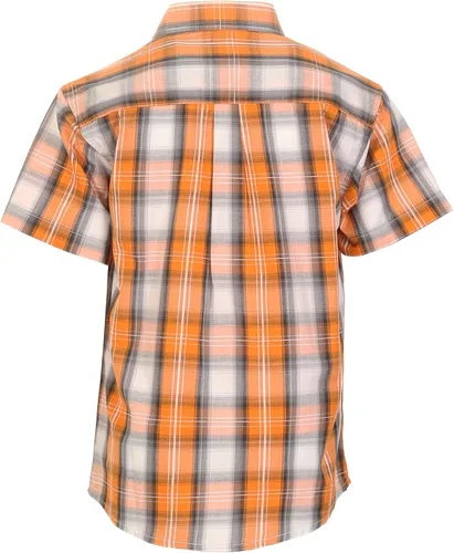 Miniatura 2 de Gioberti Camisa casual de manga corta con botones a cuadros para niños