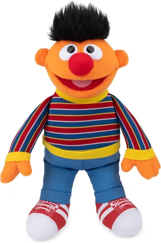 Miniatura 2 de Barrio Sésamo Plush, Ernie, 11, Multi Color Ernie oficial de 13.5 pulgadas