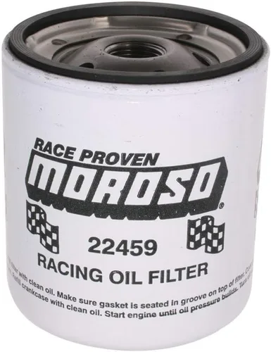 Moroso 22459 Racing Filtro de aceite, Chevy, corto, PH30 TG30 L20049 51069 PF25 6438261 HP-2002 LF225