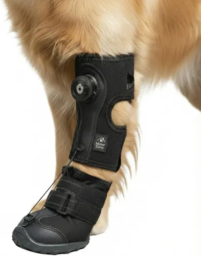 Soporte ortopédico para patas traseras para perros, bota ajustable sin nudillos para patas delanteras o traseras, arrastre de patas y soporte de