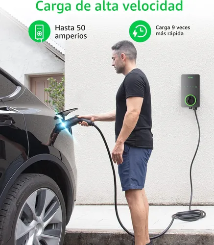 Miniatura 2 de Autel Cargador inteligente para vehículos eléctricos (EV) para el hogar de hasta 50 amperios, 240 V, estación de carga de automóvil para interiores