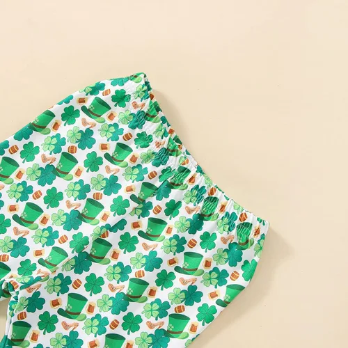 Miniatura 55 de Eadrioss Ropa para bebé niña pequeña, traje de campana de manga corta, camisa de flores para niños, pantalones florales acampanados, ropa de verano