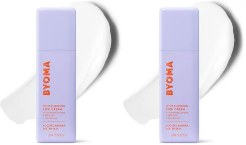 Miniatura 11 de BYOMA Crema Hidratante Rica - Loción Facial de Reparación de Barrera con Bakuchiol y Extracto de Karité - Hidratante Facial con Ceramidas para Piel