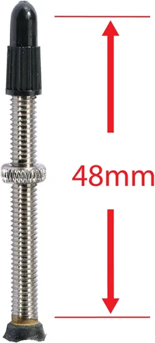 Miniatura 2 de 1 paquete o 2 unidades – tubo de bicicleta, válvula Presta 700c x 28-35, (27x1-1/8 a 1-1/4), válvula Presta de 1.890 in, tubo interior de bicicleta