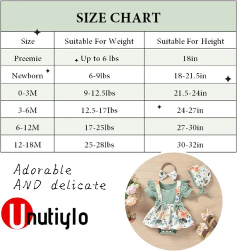 Miniatura 6 de Unutiylo Ropa prematura para niña recién nacida