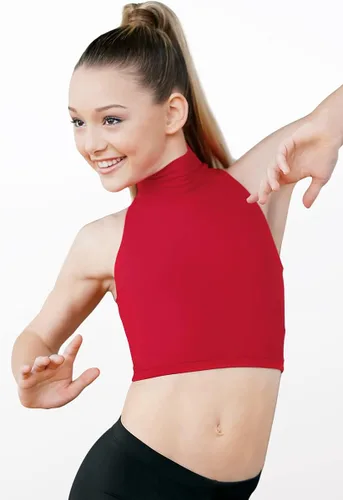 Miniatura 2 de Balera Top corto de baile sin mangas con cuello alto falso