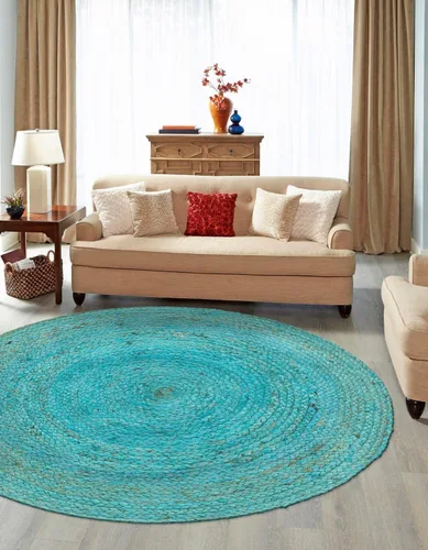Miniatura 14 de Unique Loom Colección Jute Trenzado - Alfombra de área Dhaka (7' 1" x 10' Rectángulo, Blanco)