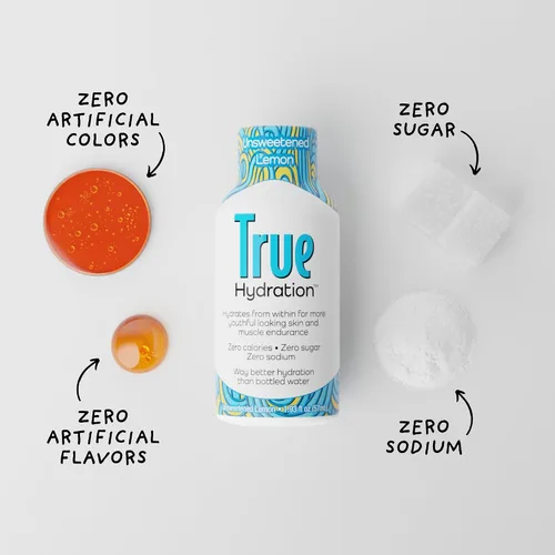 Miniatura 8 de True Hydration Inyecciones de electrolitos, paquete de 24 – Apoya la calidad del sueño, el bienestar diario y los calambres musculares – Magnesio