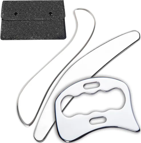 FeelFree Sport Herramienta raspadora muscular 3 en 1, herramienta de raspado Gua Sha, herramienta de masaje de terapia física, movilización de