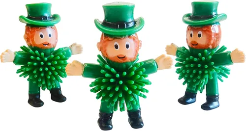 Miniatura 2 de 12 juguetes de duende mini del día de San Patricio, juguetes de puercoespín para apretar, juguete para aliviar el estrés para niños, recuerdo