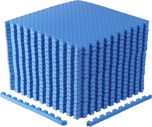 Miniatura 12 de CAP Puzzle Exercise Mats 1” Thick EVA Interlocking Foam Tiles for Home Gym Flooring Multiple Options Diamond - Negro