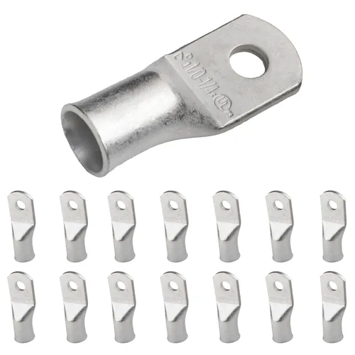 Miniatura 173 de SELTERM 5 piezas terminales de cable de cobre estañado 1/0 AWG perno de 1/2", extremos de cable de batería, terminales de anillo, conectores