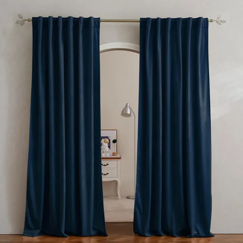Miniatura 30 de Pony Dance Cortinas de terciopelo blanco de lana, suaves, clásicas, sólidas, aisladas térmicas, para sala de estar, protección de privacidad, lana