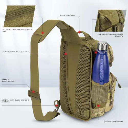 Miniatura 7 de KastKing BlowBak - Bolsa táctica para aparejos de pesca, mochila de pesca ligera, almacenamiento para equipo y equipo, regalo para hombres A