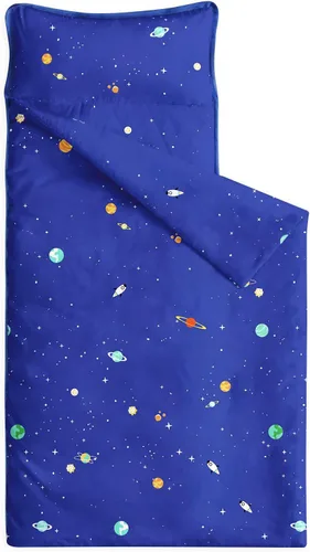 Miniatura 9 de Wake In Cloud - Tapete para siesta para niños pequeños con almohada y manta, tela 100% algodón, para niños de 3 años más en guardería, jardín