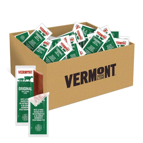 Miniatura 14 de Vermont Smoke & Cure - Palitos de carne originales de res y cerdo - Snacks de proteína - Snack más saludable para llevar para adultos y niños - 0.5