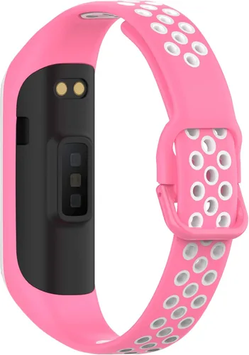 Miniatura 11 de Bandas compatibles con Samsung Galaxy Fit 2 pulseras de silicona de dos tonos de silicona colorida transpirable para Galaxy Fit 2 SM-R220 Fitness
