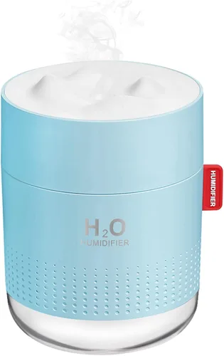 Mini humidificador portátil de niebla fría, 500ml, humidificador de escritorio personal USB para dormitorio de bebé, viajes, oficina, hogar, apagado