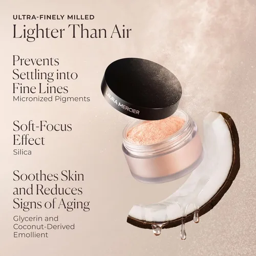 Miniatura 6 de Laura Mercier Secret Brightening - Polvo de ajuste suelto debajo de los ojos, pigmentos melocotón + rosa para iluminar la parte inferior