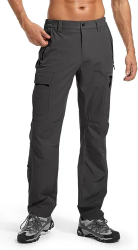 Miniatura 2 de Wespornow Hiking Travel Pants for Men Lightweight Water-Resistant Quick Dry Outdoor Pants for Fishing Camping