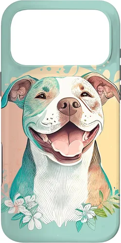Miniatura 22 de Pit Bull - Carcasa para iPhone 17, diseño artístico de Pitbull para mujer