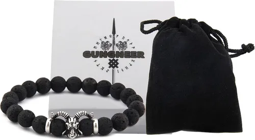 Miniatura 5 de Gungneer Viking Mjolnir Thor Hammer Collar Colgante Con Lobo Bizantino Rey Cadena Oro Mezclado Acero Inoxidable Nórdico Viking Joyería Hombres