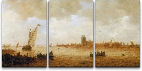 Miniatura 13 de Wall26 - Lienzo decorativo para pared, 3 piezas, serie de pinturas famosas