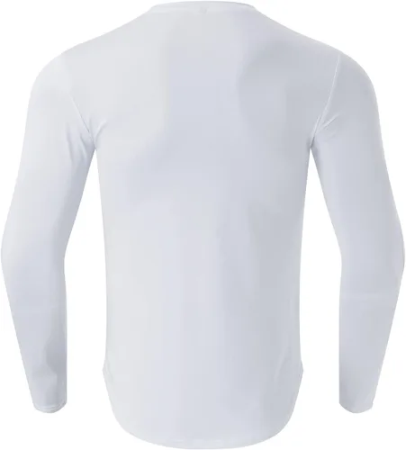 Miniatura 78 de Camisas de compresión atléticas de manga larga para hombre, capa base, camisa de entrenamiento atlético, camisas de compresión, camisetas deportivas