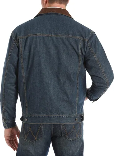 Miniatura 2 de Wrangler Mens Concealed Carry Blanket-Lined Denim Jacket