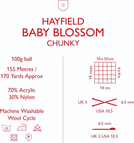 Miniatura 7 de Blossom Chunky - Ramo de bebé (350) - 3.53 oz
