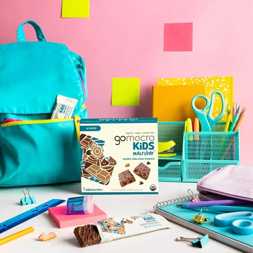 Miniatura 4 de GoMacro Kids MacroBar - Surtido de 4 sabores - (barras de 0.90 onzas, 28 unidades)
