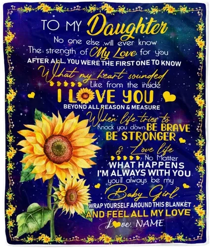 Miniatura 25 de Manta personalizada con texto en inglés «To My Daughter from Mom Dad Give You A Big Love Hug Butterfly Daughter Birthday»