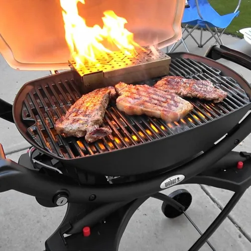 Miniatura 6 de Utheer Tubo de quemador 41862 para parrillas de gas Weber Q200, Q220, Q2000, Q2200, 20.5 pulgadas, acero inoxidable 304 Weber Q2200, repuesto