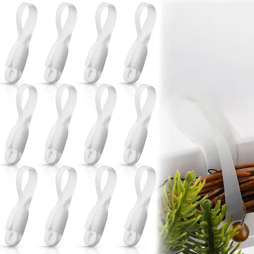 Miniatura 14 de Organizador de cables para electrodomésticos, organizador de silicona autoadhesivo para cocina, freidora de aire, tostadora, accesorios de Blanco