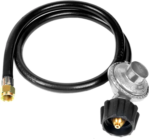Miniatura 12 de Regulador y manguera de parrilla de gas propano de 2 pies, repuesto para Weber, Charbroil, parrilla Nexgrill, calentador de patio de propano