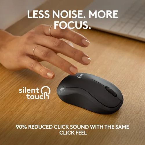 Miniatura 3 de Logitech M240 - Ratón Bluetooth silencioso, inalámbrico, compacto, portátil, seguimiento suave, batería de 18 meses, para Windows, macOS, ChromeOS